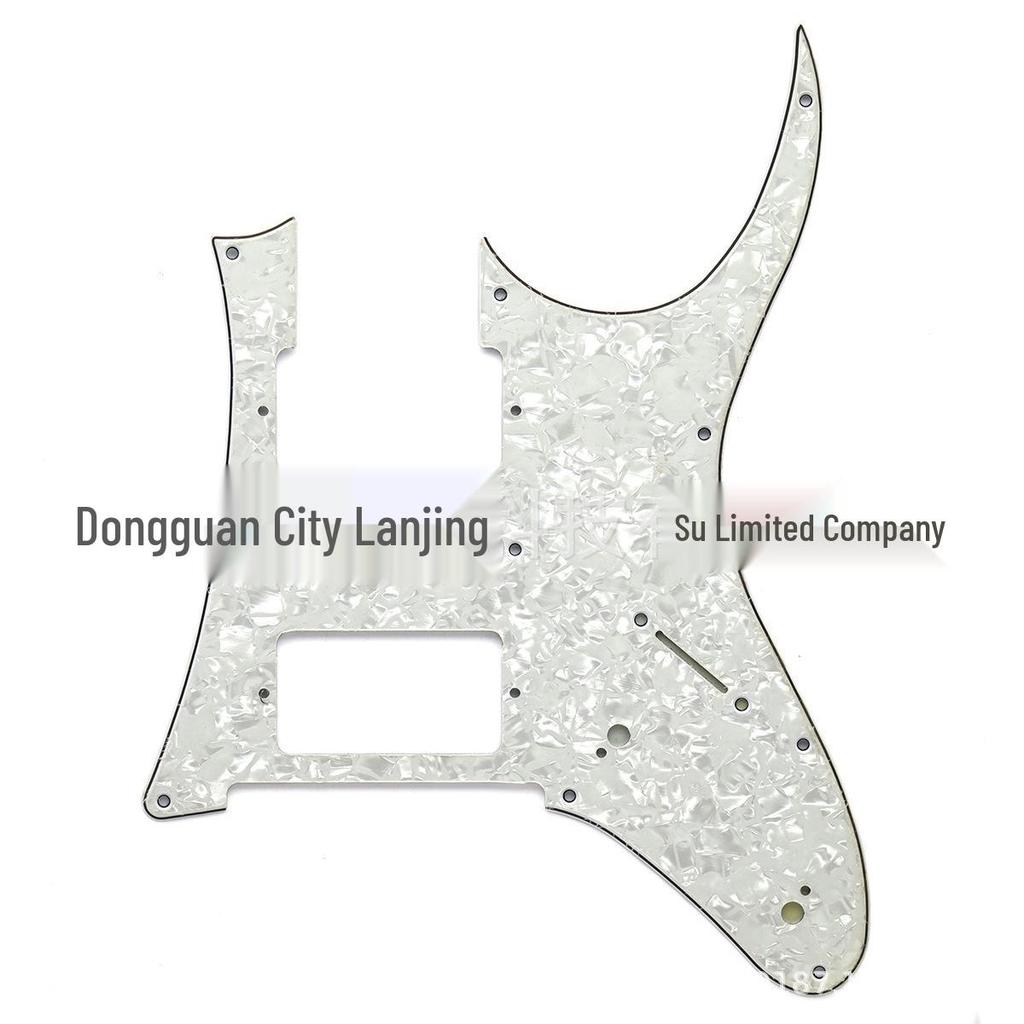 Open HSH Double/Single Electric Guitar Pickguard 9-Hole Scratch Plate for IB 7V Guitar