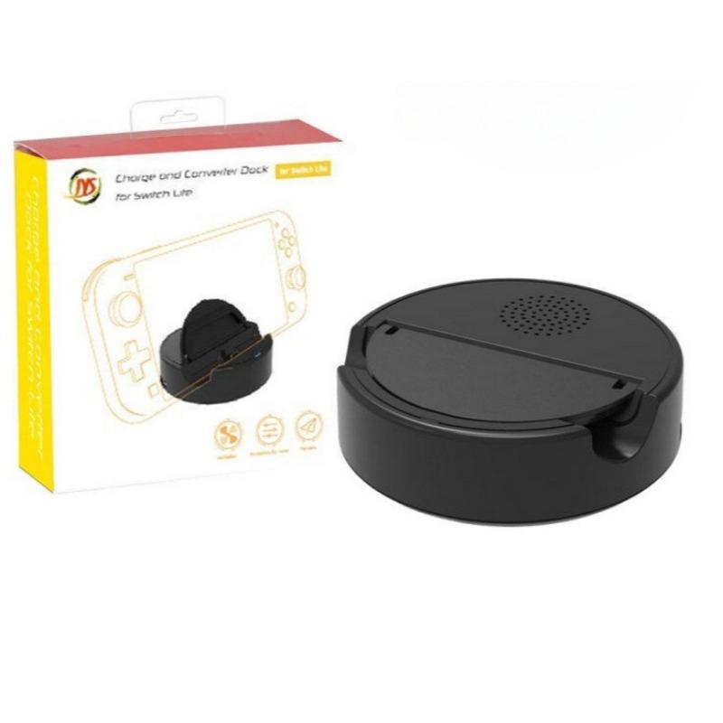 

Зарядная док-станция для Nintendo Switch Lite, зарядная станция с 2 портами USB, совместимая с проводными контроллерами 8.8*8.8*2.63cm чёрный