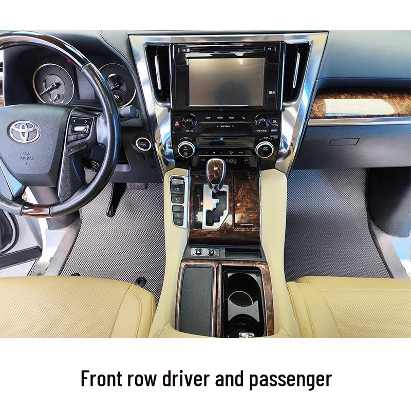 Toyota Alphard Floor Mats - Fits 24 Models, 20/30/40 Series, Full-Car Coverage, Right-Hand Drive, TPR Material