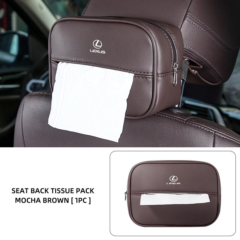 Car Seatback Organizer Tissue Box Napkin Holder Paper Case Accessories For Lexus IS250 IS200 ES350 GS400 GS430 GX460 HS250h