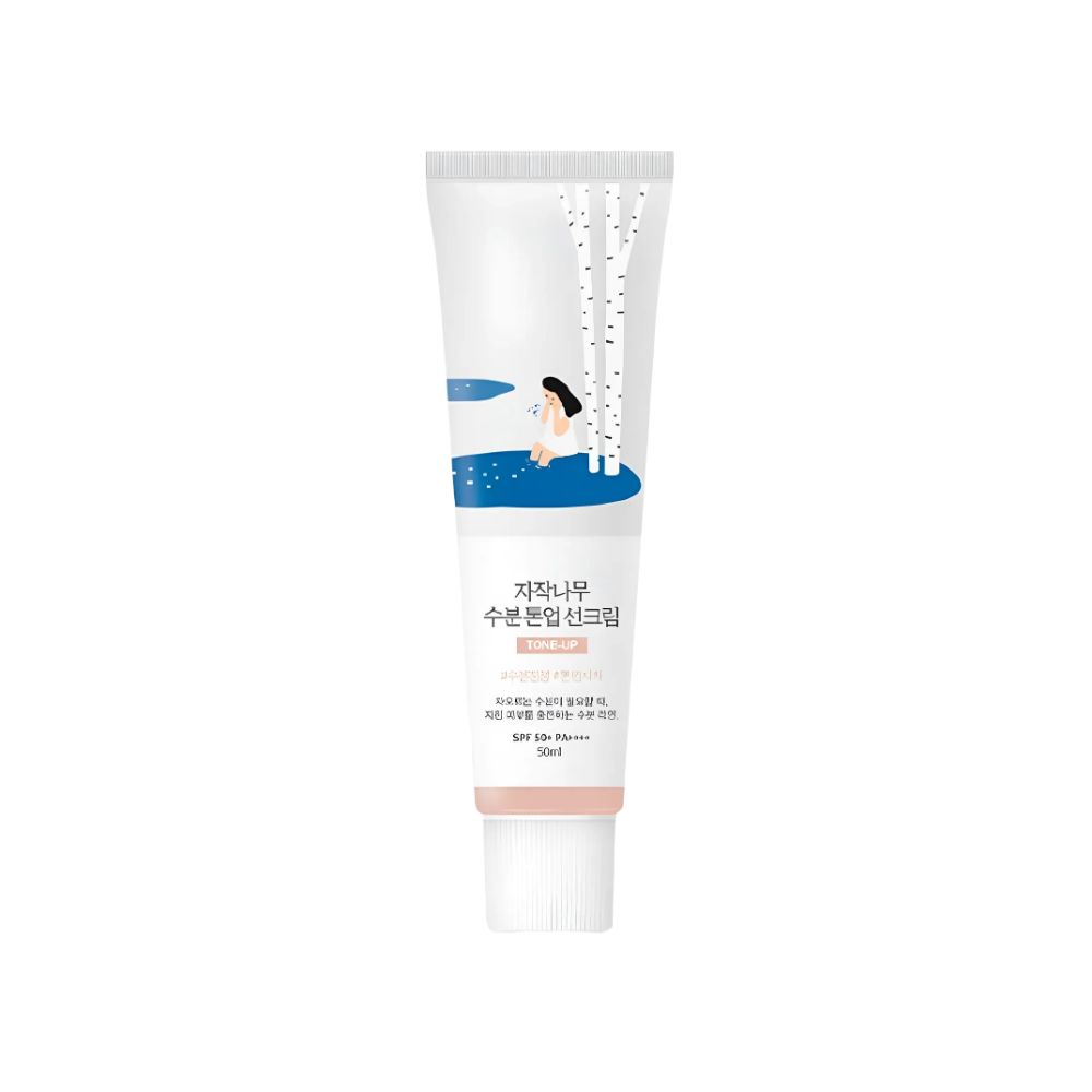 ROUND LAB Birch Juice Moisturizing Tone-Up Sunscreen SPF50+ PA++++ Brightening UV Protection 50ml