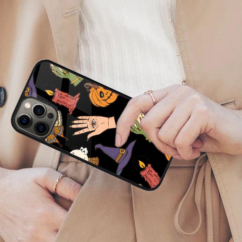 Halloween Pumpkin Spooky Magnetic Phone Case For APPLE iPhone 17 Air 16 14 13 12 Pro Max 15 Plus Charge With MagSafe Cover