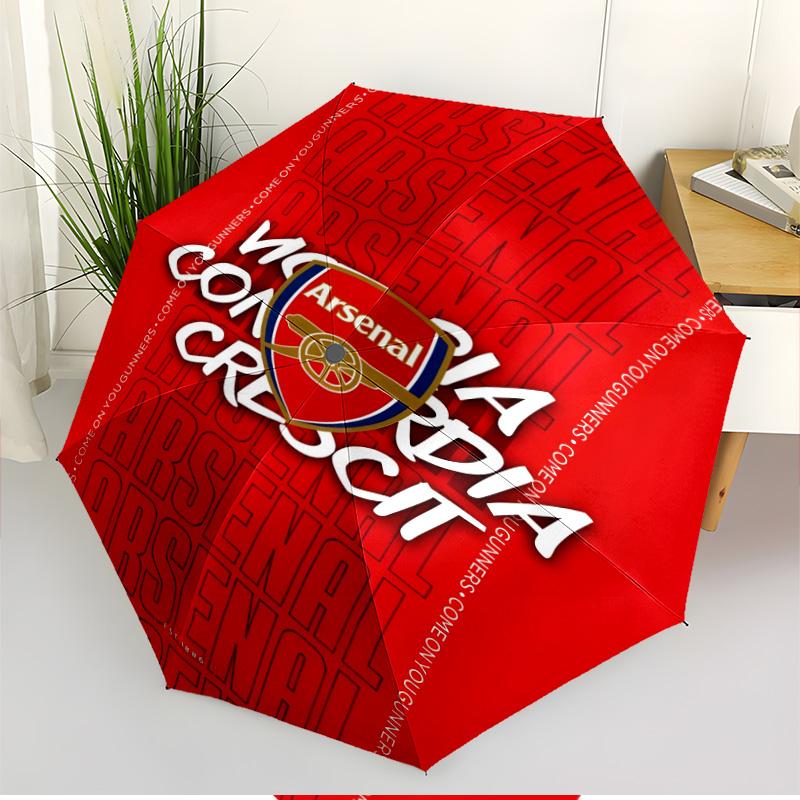 football team.C Print Automatic Open Close Umbrella, Portable Foldable Umbrella, for Outdoor Commute Camping Trip, Ideal Birthday Gift