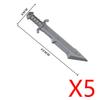 MOC Building Block Medieval Solider Knight Figures Toy Weapons Accessories Sword Axe Bow Sword Ten Spear Crossbow Mini Bricks