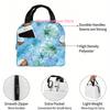 1pc 2D Printing Tropical Leaves And Coconuts Pattern Universal Work Lunch Bags for Both Men And Women - Small-Sized Adult Lunch