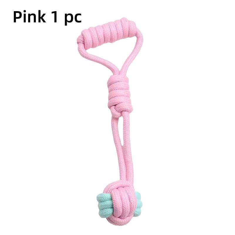 Rope Ball for Large and Small Dogs Resistant Soft Cotton Pet Toy, Bite Resistant, Chew, Interactive Dog Toys, Dog Accessories