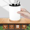 Kitchen Utensil Holder Countertop Multifunction Silverware Organizer Spoon Chopstick Holder Cutlery Storage Drainage Compartment