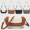 ZR Dames Tas Populair Zadel Brede Schouderband Casual Eénschouder Crossbody Modieus Niche Alleskunner High-end Gevoel