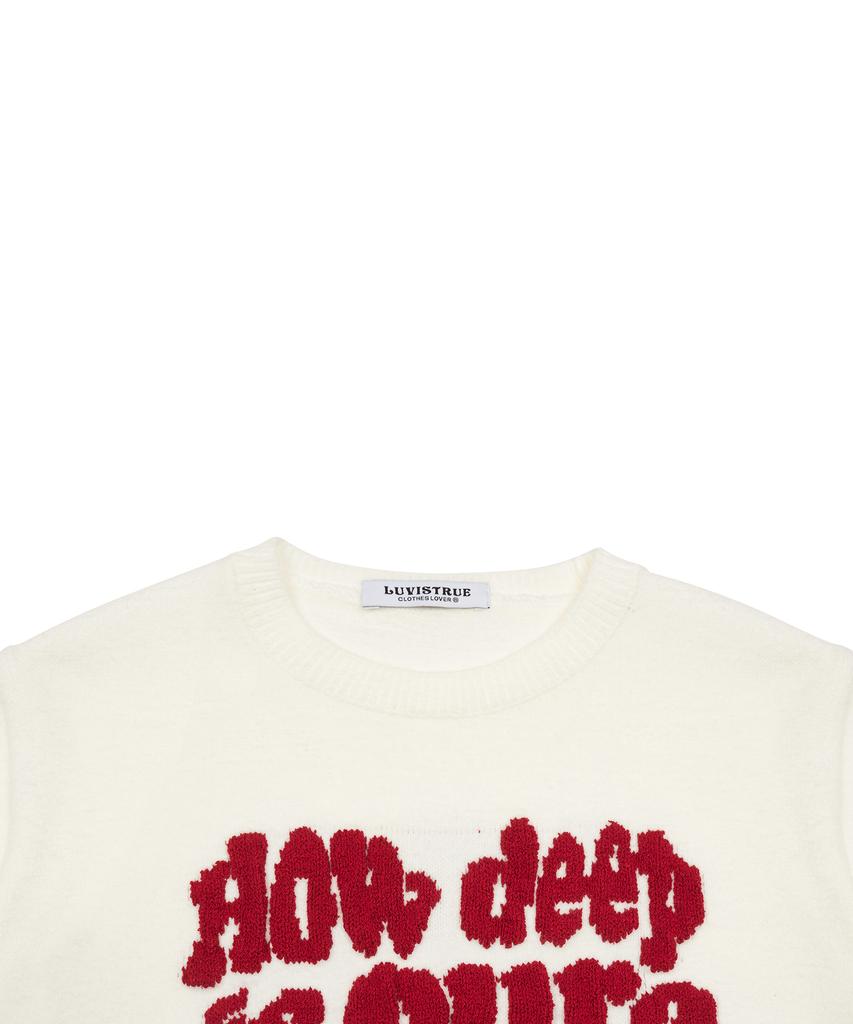 LUVISTRUE Dn Boucle Love Knit(Ivory)