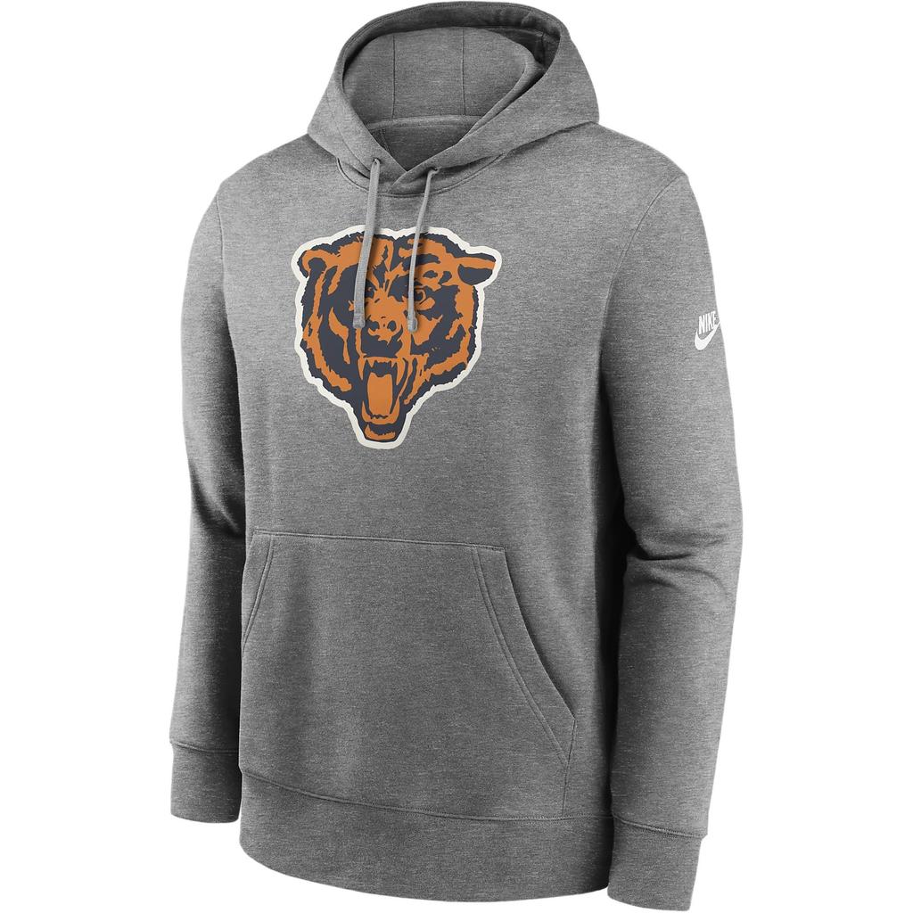 New Nike Chicago Bears Rewind Club Logo Men's Nike Nfl Pullover Hoodie NKDK06G7QV-13L