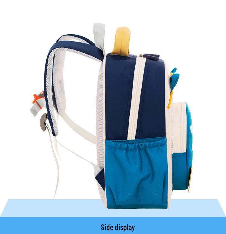 2025 Cute Cartoon Kindergarten Girl's Fashionable Color Block Decompression Backpack