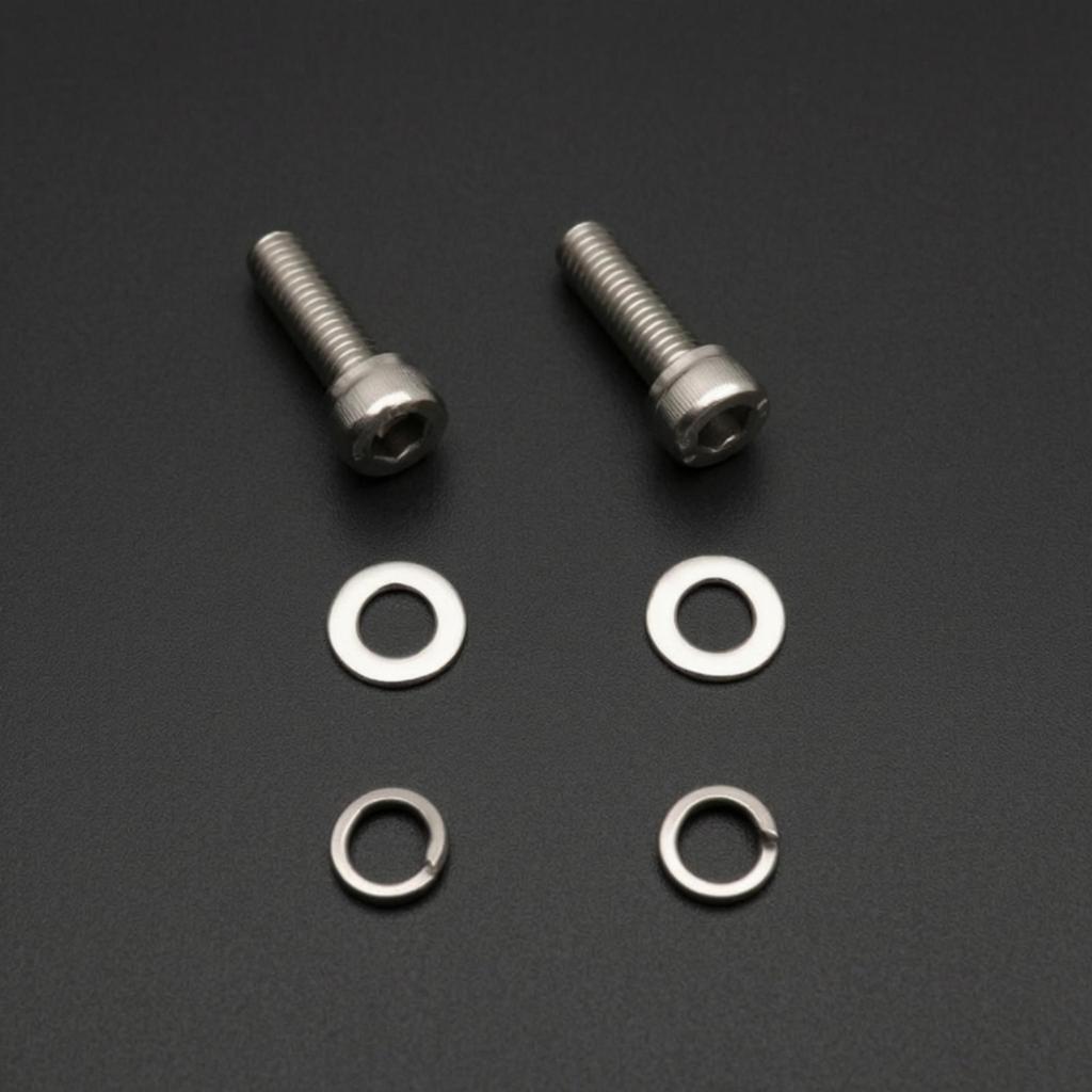 M5 Bolts with Washers Rust Resistant Fasteners Silver for Underwater Photography