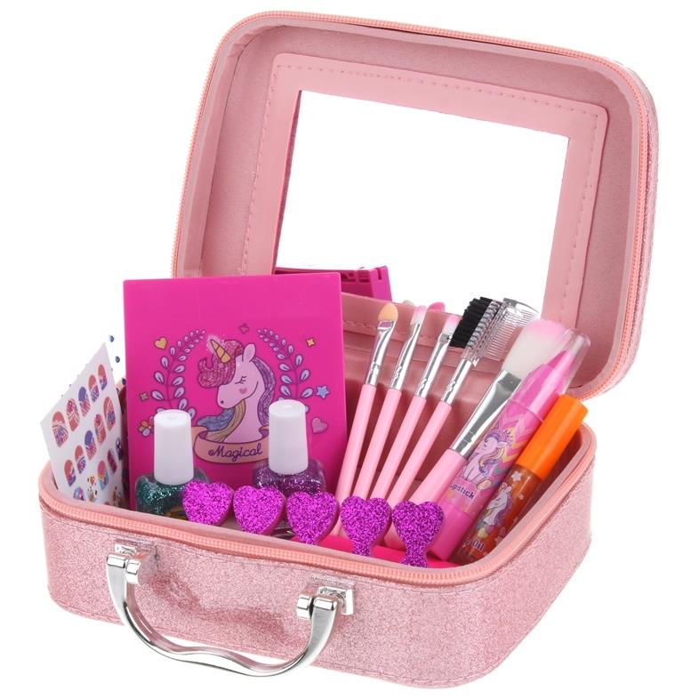Cosmetics Case Makeup and Nail Styling Set Dressing Table Eyeshadows
