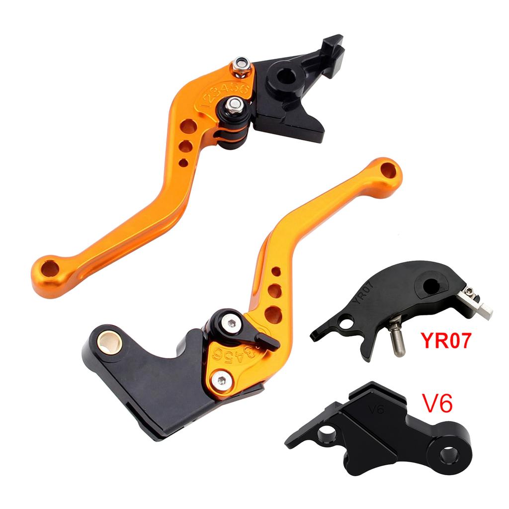 NEW Short Clutch Brake Lever fit for YAMAHA XSR900 XSR900GP MT-09 MT-09SP 24-25 Gold