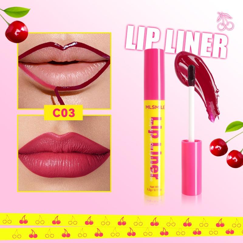 Tear Lip Liner Waterproof Non-stick Cup 6-color Peel Dyeing Lip Tear Red Lip Glaze