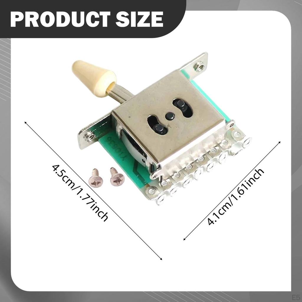 Guitar Pickup Lever Switch Selector Quiet Equipment Maintenance Easy Installation