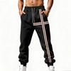 Pantalones de chándal para hombre Joggers elásticos de tiro medio con cordón ajustable Bolsillos reforzados Forro de terciopelo Pantalones deportivos para uso diario