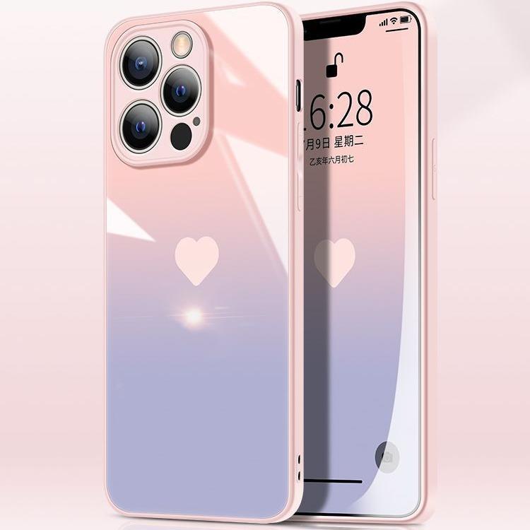 Small Fresh Application Apple 11promax Mobile Phone Case iPhone11Pro/11Pro Gradual Change Love