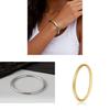Keine IP-Beschichtung Stil Edelstahl Geometrisches Armreif Armband Schmuck Für Damen Herren