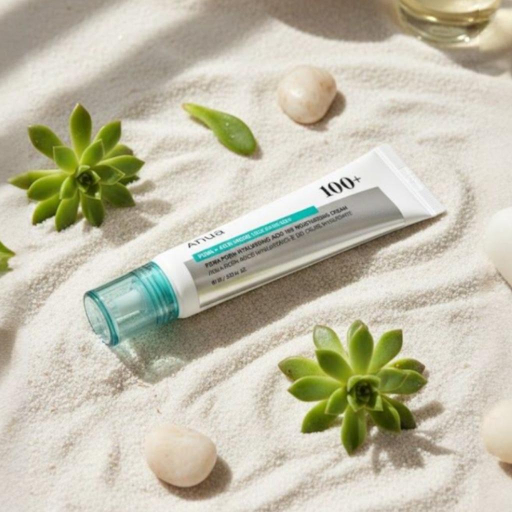 Anua PDRN Hyaluronic Acid 100 Moisturizing Cream 60ml - High-Performance Firming & Hydrating