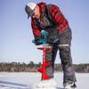 Electric Post Hole Digger Electric Ice Auger 100-800RPM 6 Speed Adjustable 1200N.m Torsion Cordless Post Hole Digger Power Head