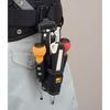 Tajima Safe System Detachable Tool Holder, 4-Hole, Water-Resistant High-Density Nylon, SFKSN-P4. Easy to attach and detach. Can be attached to a belt