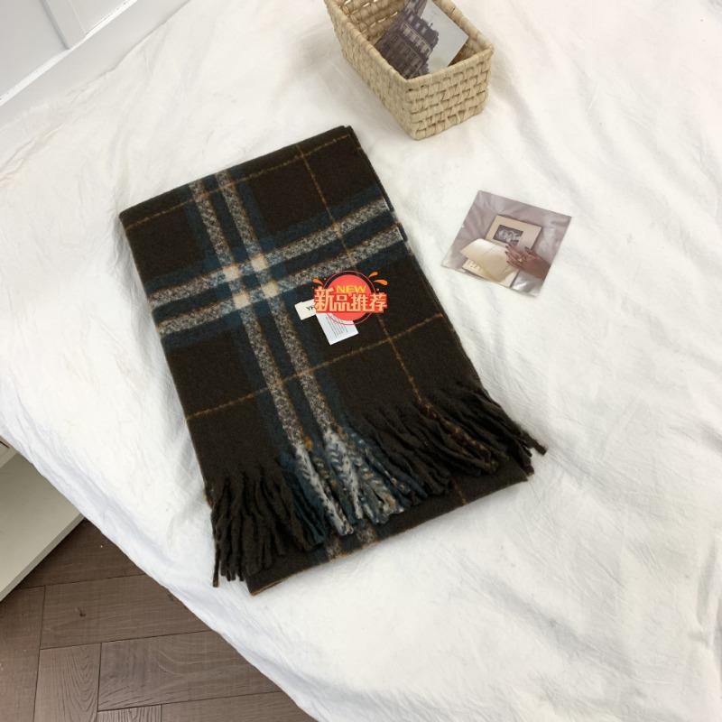 Wrap up the warmth~ Christmas new red plaid scarf women's autumn and winter versatile warm scarf large version shawl