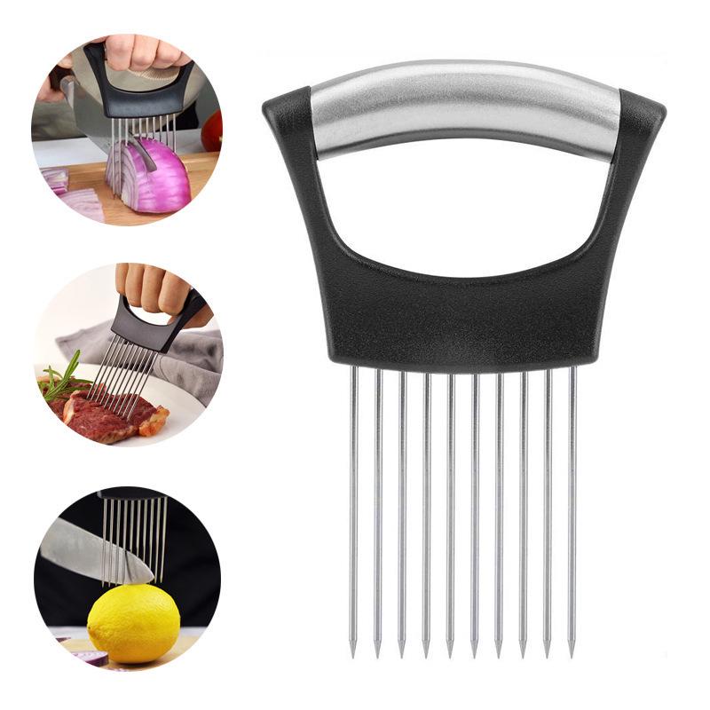 

304 Stainless Steel Multi-Function Tenderizer & Slicer with Hand Protector