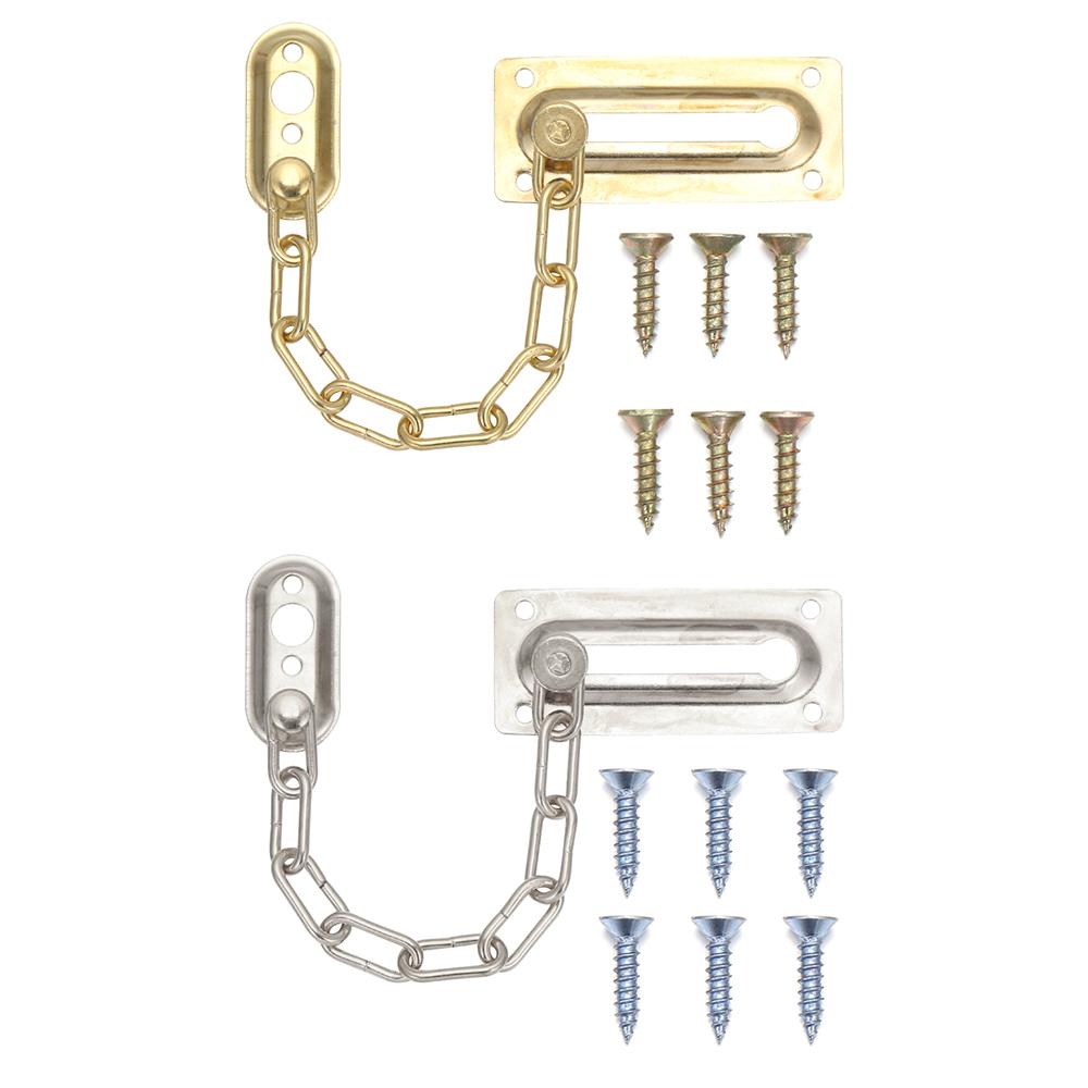Bolt Safety Guard Protector Hardware Anti-theft Chain Slide Catch Chain Locks Security Door Chain