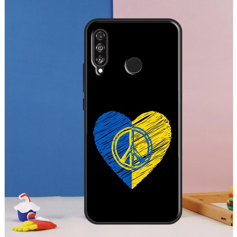 Ukraine Flag For Huawei Nova 12s 12i 11i 5T Y90 Y70 Y60 Y61 Y91 Y72 9 10 SE P60 Pro P20 P30 P40 Lite Case