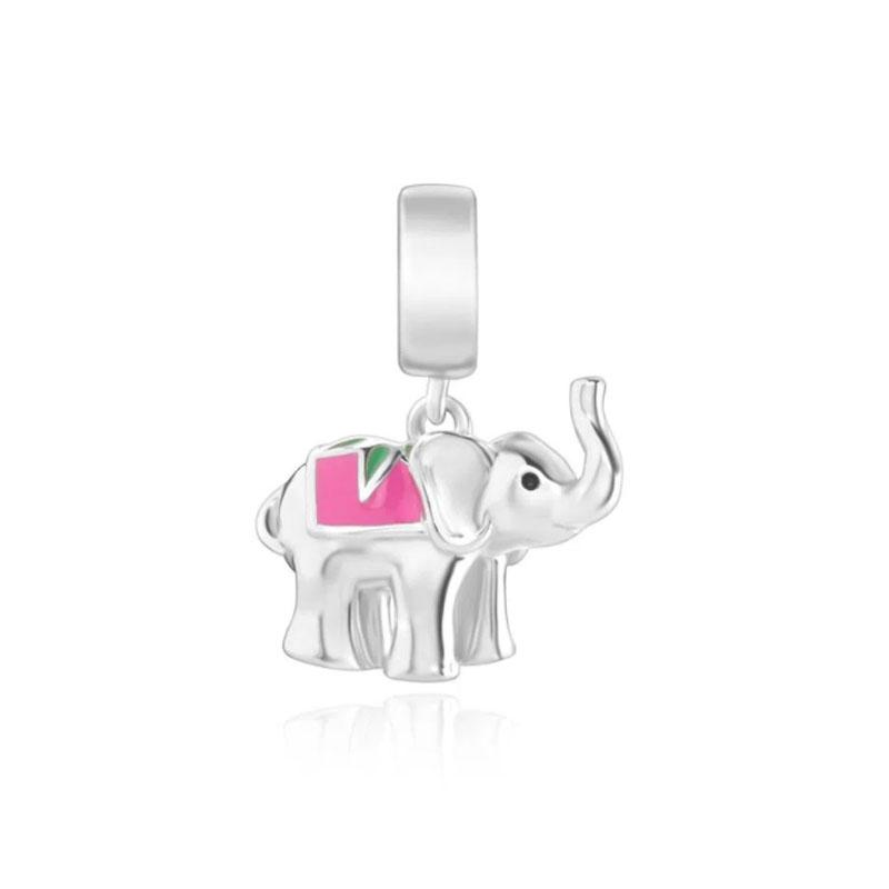 European New Copper Cute Animal Dogs, Cats, Elephants Pendant Suitable For Original Bracelet Diy Charm Jewelry