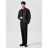 [4Way Steretch] Tapered Banding Slacks Black (424821Ly45)