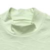 Fila Fitted Short High Neck Solid Color Sports Knit Long Sleeve T-Shirt Women Tops Sprout-Green A11W241211F-LG