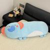 Amusing Long Body Bear Piggy Elephant Plush Pillow Soft Fluffy Cartoon Animal Throw Pillow Lovely Home Decor Nice Gift To Family