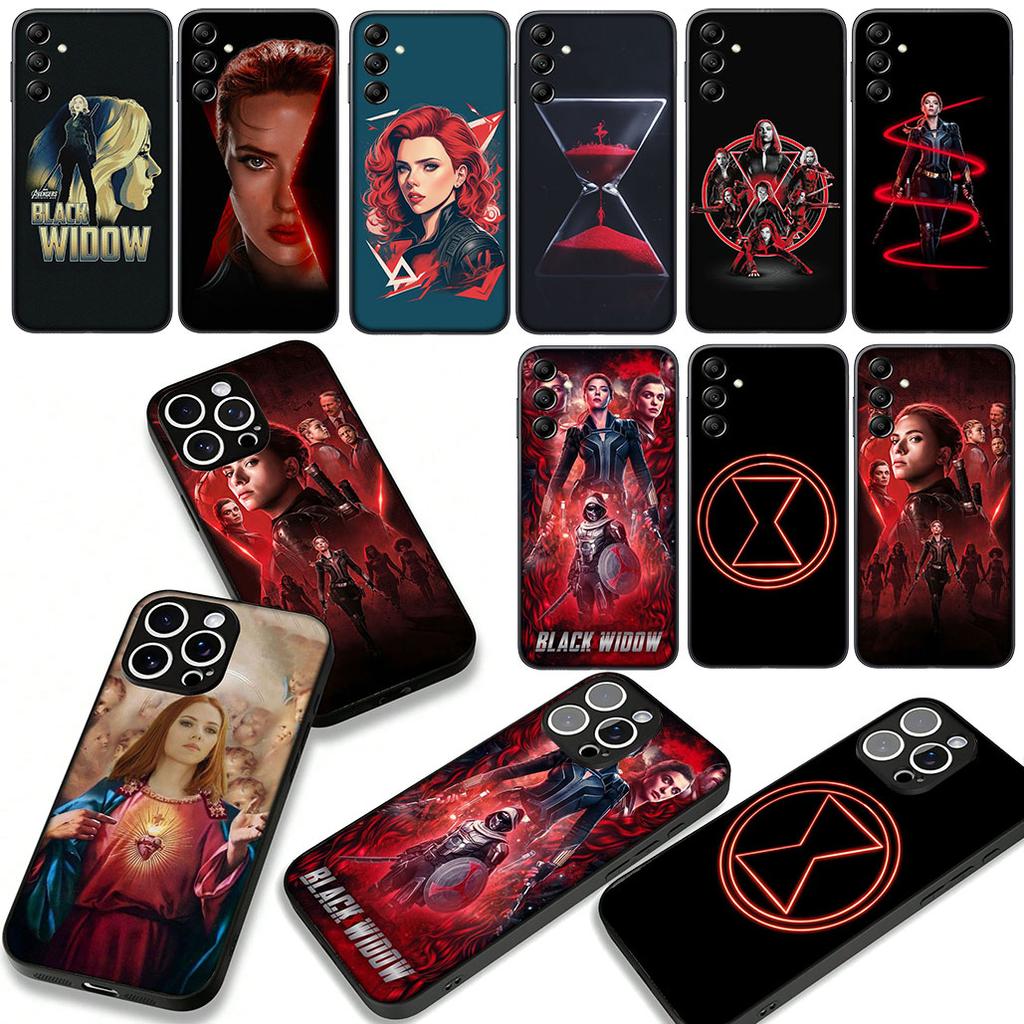 Black Widow Marvel Poster Cover Phone Case for Xiaomi Redmi 15C 15 A4 A5 9A 9T 10A 10C 9C NFC 14C Note 11 9 10 Pro 8T