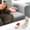 2-in-1 Tragbarer Tablettenteiler – Einstellbarer 1/2 & 1/4 Tablettenteiler mit scharfer Klinge für kleine Tabletten, Reise- & Heimgebrauch