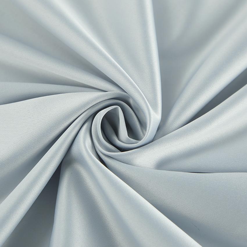 Elegant Grey Satin Skirts For Women Fashion Mid Waisted Slit Solid Skirts Casual New Loose Ankle-Length Skirt Streetwear