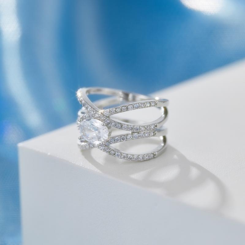 

Роскошное Элегантное Стильное Кольцо с Ярким Цирконом в Дизайне Креста для Женщин, Помолвочное, для Невесты, Циркониевое, Темпераментное, Банкетные Аксессуары 7