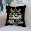 B-Bauer Hockey Maple Design Cushion Cover Happy Autumn Harvest Decor Holiday Decorati Pillow Cover
