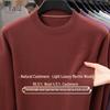 Yalu Men's Winter Cashmere Blend Crew Neck Sweater
