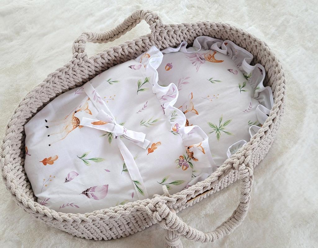 Doll wrap, tied, swaddle - forest delicacy
