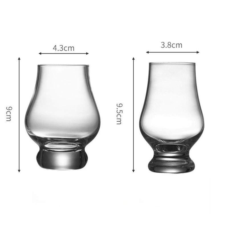 Degustační sklenice na whisky Sklenice na lihoviny Malý objem Tulipánová degustační sklenice na víno Křišťálové sklo ISO Aroma Čistý nápoj