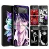 Huner X-Hunters Chrollo Shizuku Cover Phone Case For Samsung Galaxy Z Flip 7 6 5 4 3 5G Flip7 Flip6 Flip5 Flip4 Flip3 Black Fund