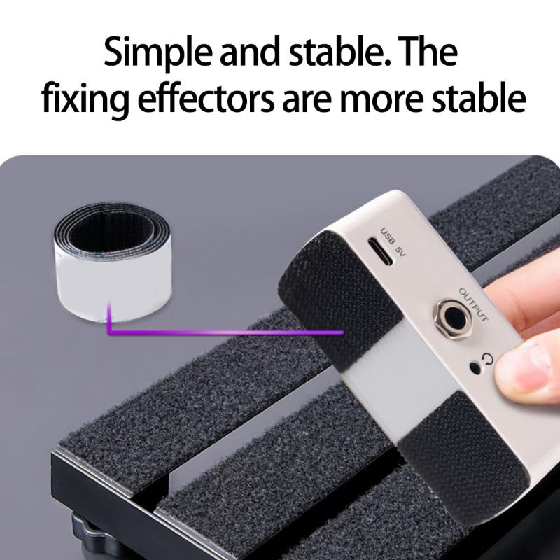 Portable Guitar Looper Pedal Touch Recording Zinc Alloy Body Suitable for Musicians Practice Performances and Creation