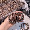Fashion Leopard Print HairBand High Elastic Small Hair Ties Rope Ponytail Headwear Women Creative Korean Hair Accessories