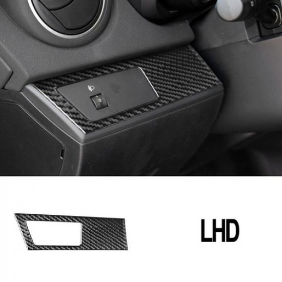 LHD For Mazda 3 2010 2011 2012 2013 Carbon Fiber Central Dashboard Cover Sticker