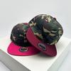 Baseball Camouflage Color Contrast Blocking Women  Men For Neutral Gender Fresh Caps Peaked Hats Flat Eave Breathable Hip Hop Urban Street Style