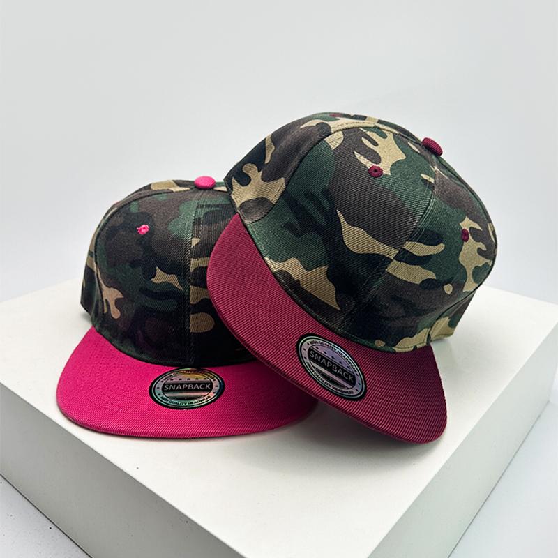 Baseball Camouflage Color Contrast Blocking Women Men For Neutral Gender Fresh Caps Peaked Hats Flat Eave Breathable Hip Hop Urban Street Style