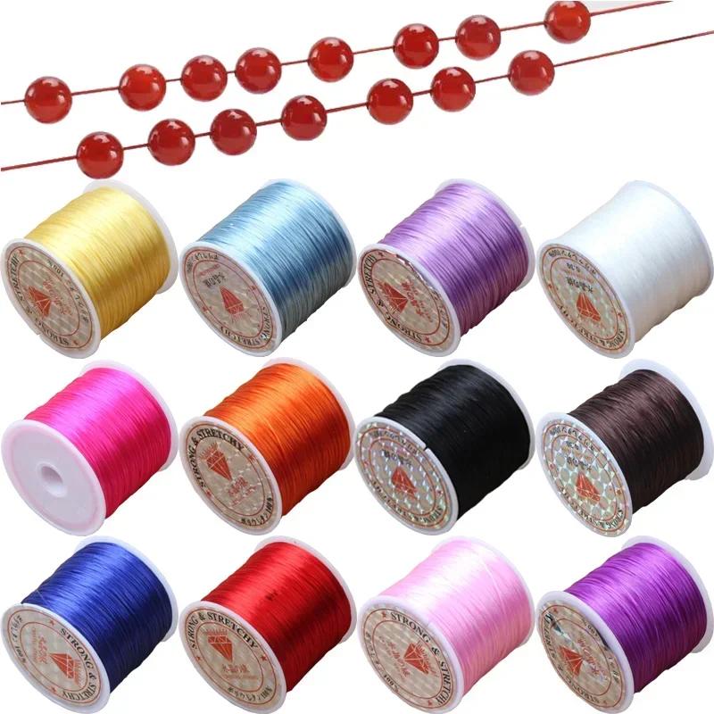 10yards/Roll Jewelry Thread Stretch Elastic Beads Cord Crystal String Line Thread for Jewelry Making Beading Bracelets DIY Rope