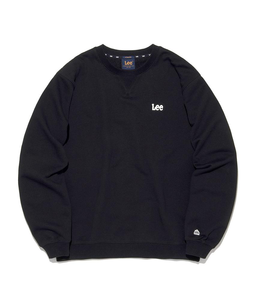 LEE Felt Twitch Logo Sweatshirt Black